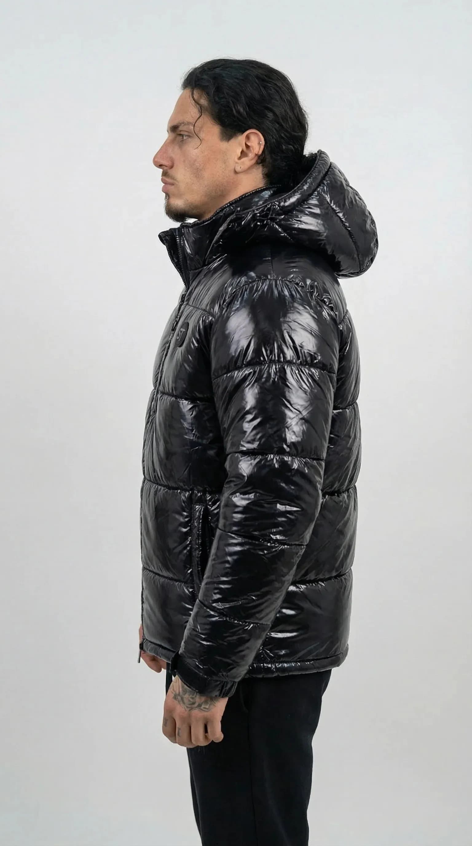 STSL® Puffer Jacket – Black Gloss