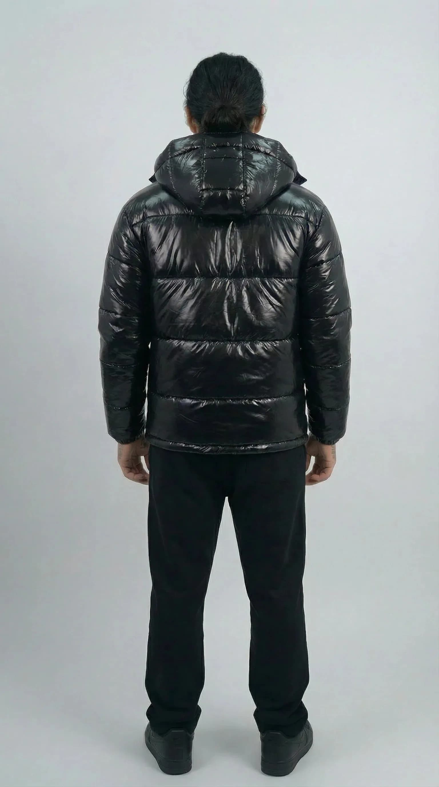STSL® Puffer Jacket – Black Gloss