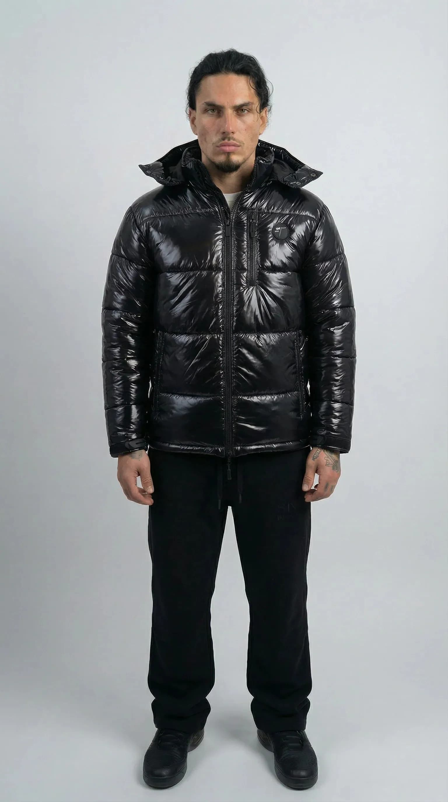STSL® Puffer Jacket – Black Gloss
