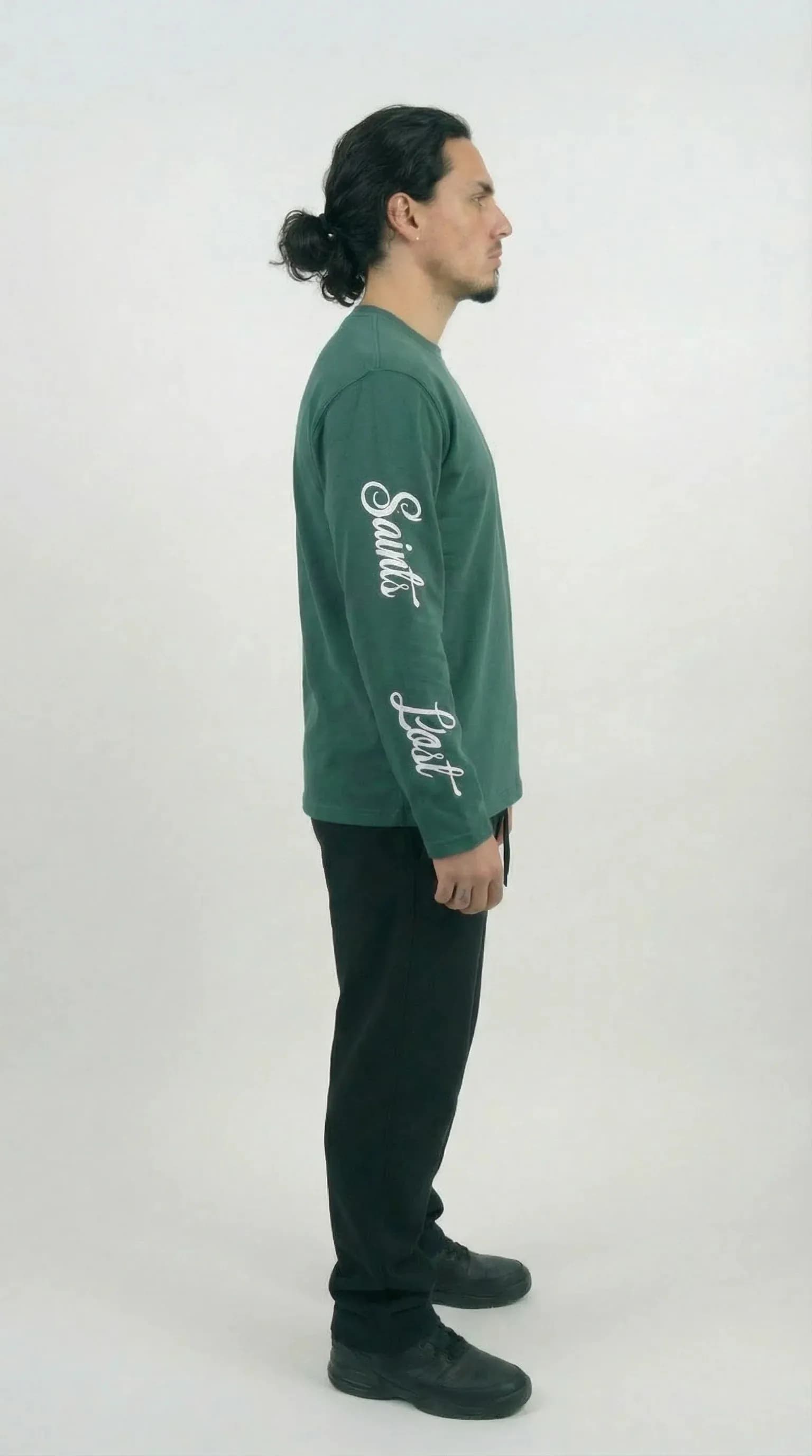 STSL® Heavyweight Longsleeve (350 GSM) – Saints Lost #1 (Green)