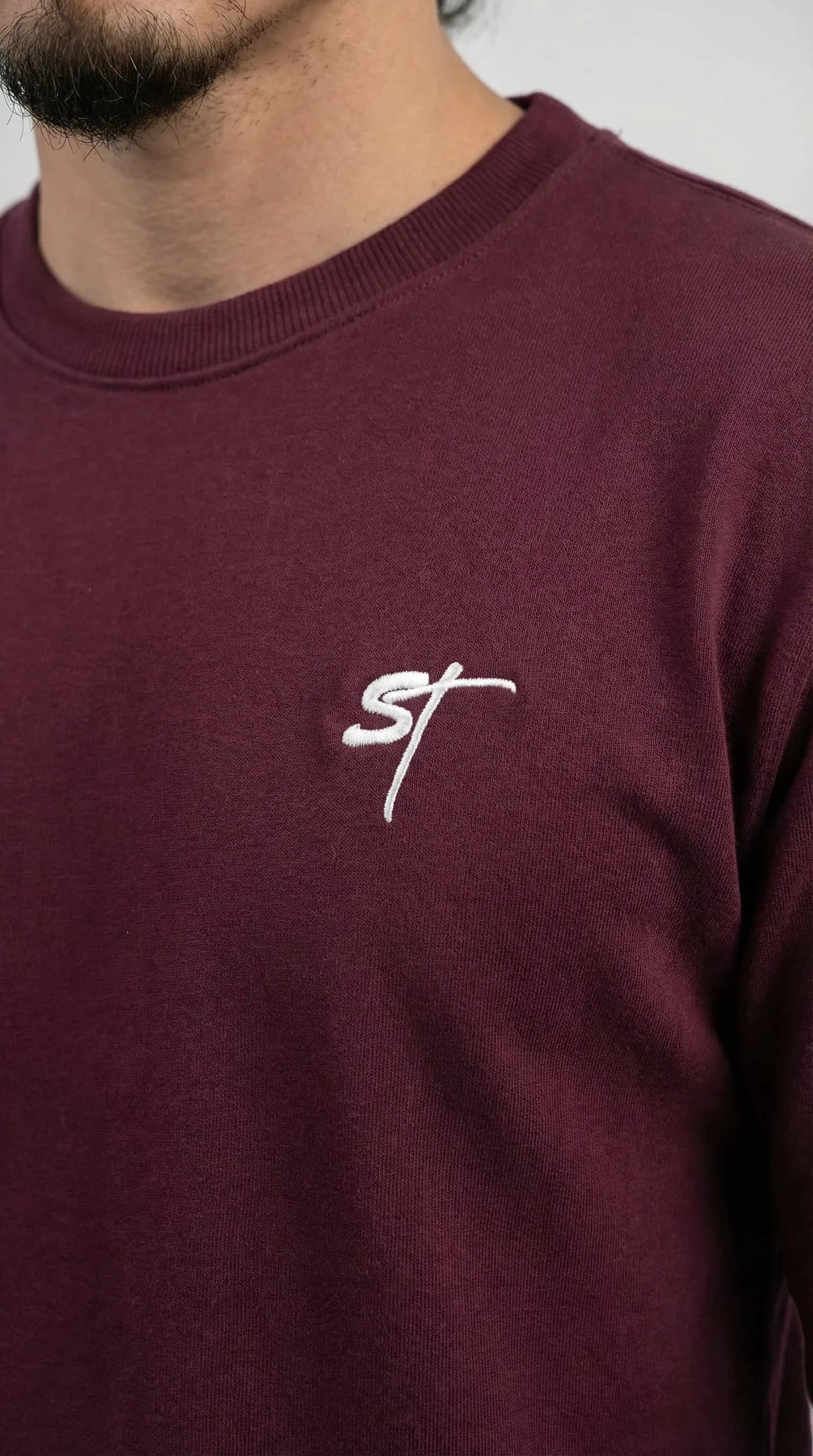 STSL® Longsleeve (350 GSM) – Saints Lost #2 (Burgundy)
