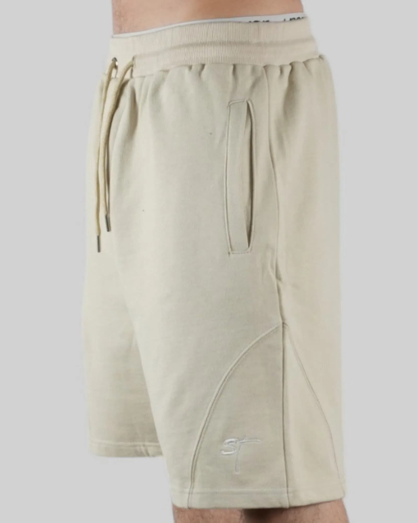 STSL Heavy Washed Shorts – Sand Beige