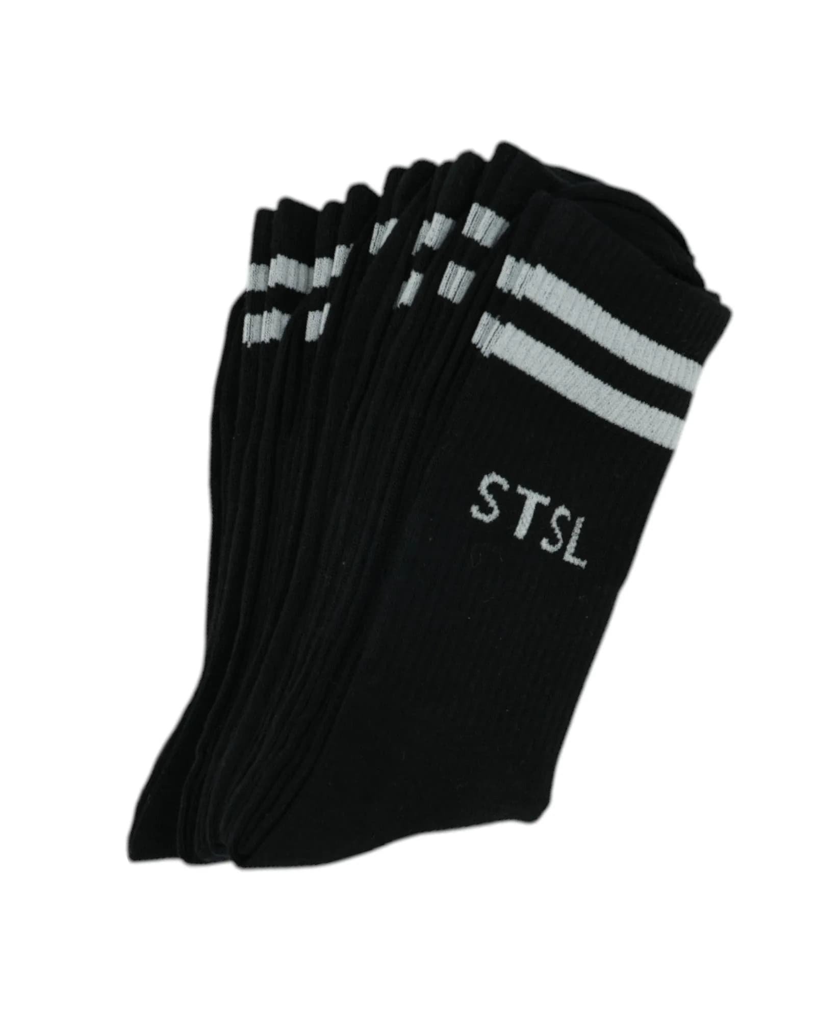 Basic Socks Black (6 PACK)