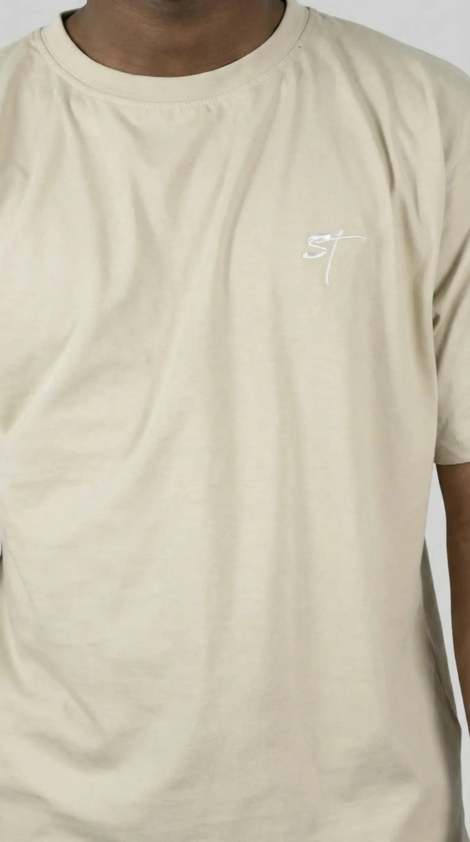 T-Shirt "Dust Plain" – Sand 220 GSM