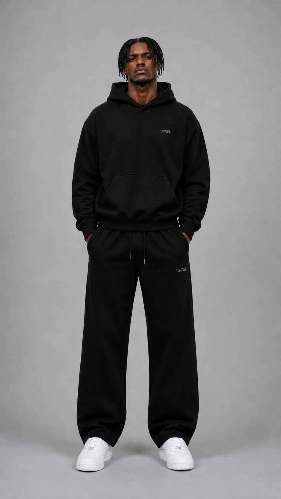 STSL® Pure Tracky Straight Premium Heavyweight Cotton, entspannter Straight Fit und kompromissloser Komfort – entwickelt für jeden Tag. 2