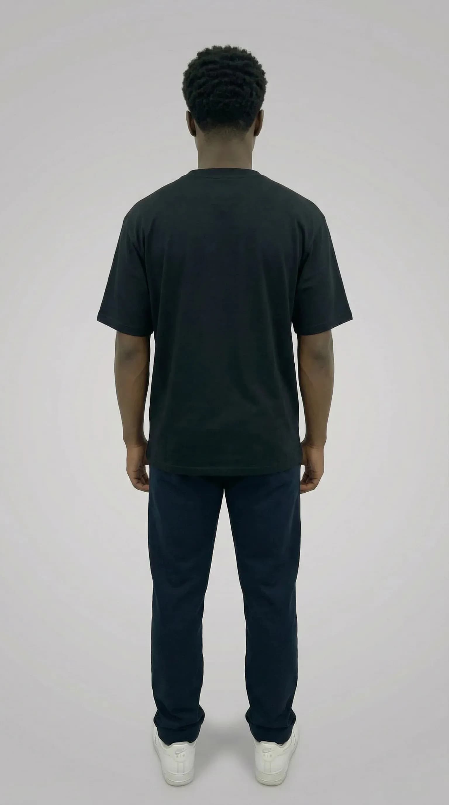 T-Shirt pure black, ST 220 GSM