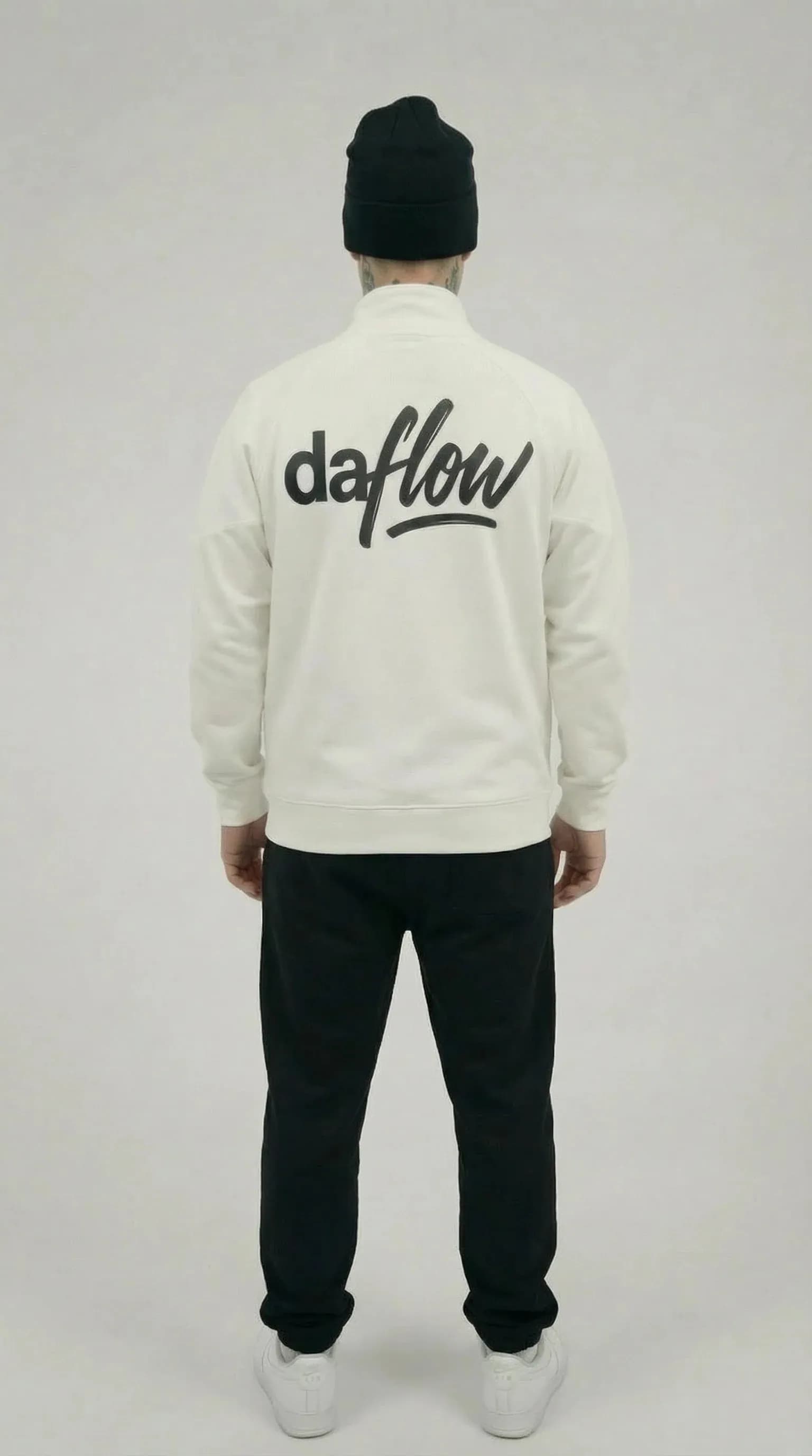 STSL® Track Jacket – White “Daflow Edition”