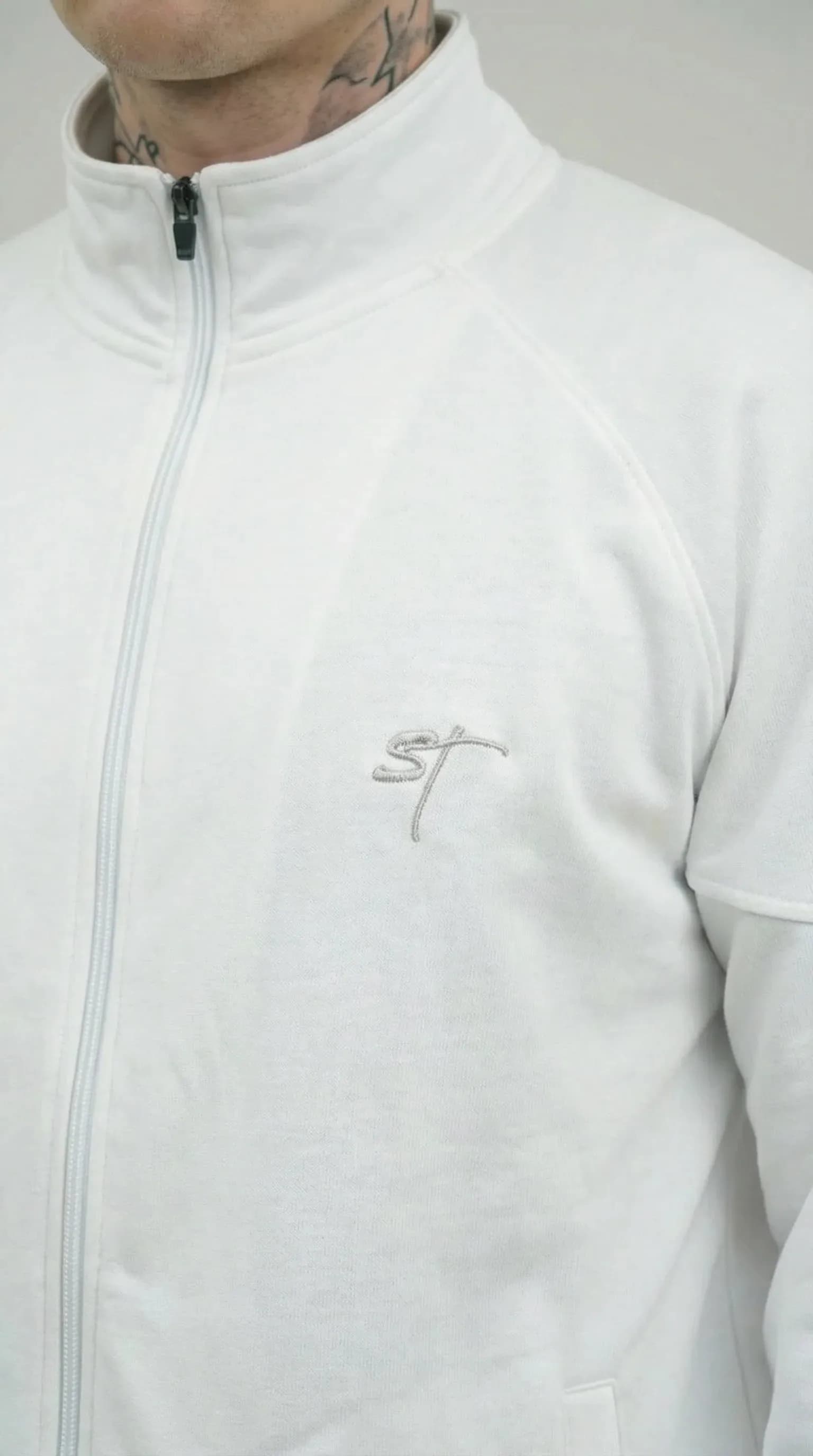STSL® Track Jacket – White “Daflow Edition”