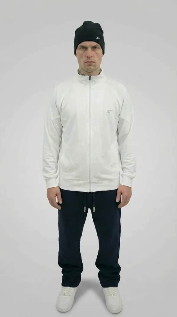 STSL® Track Jacket – White “Daflow Edition”