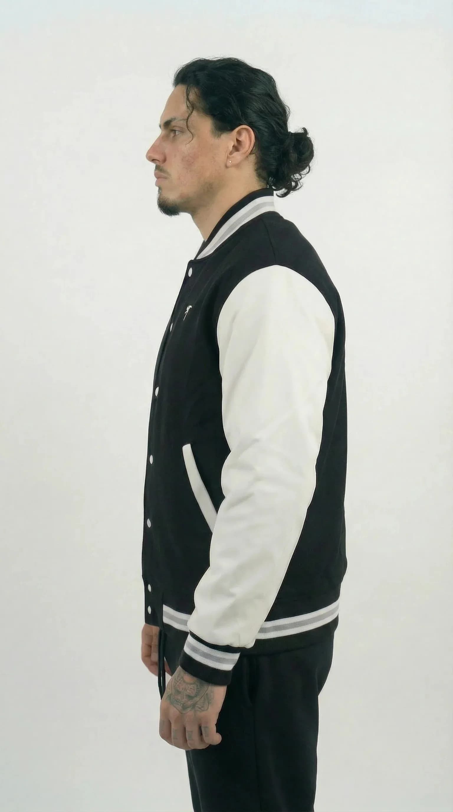 STSL® Varsity Jacket – Black/White