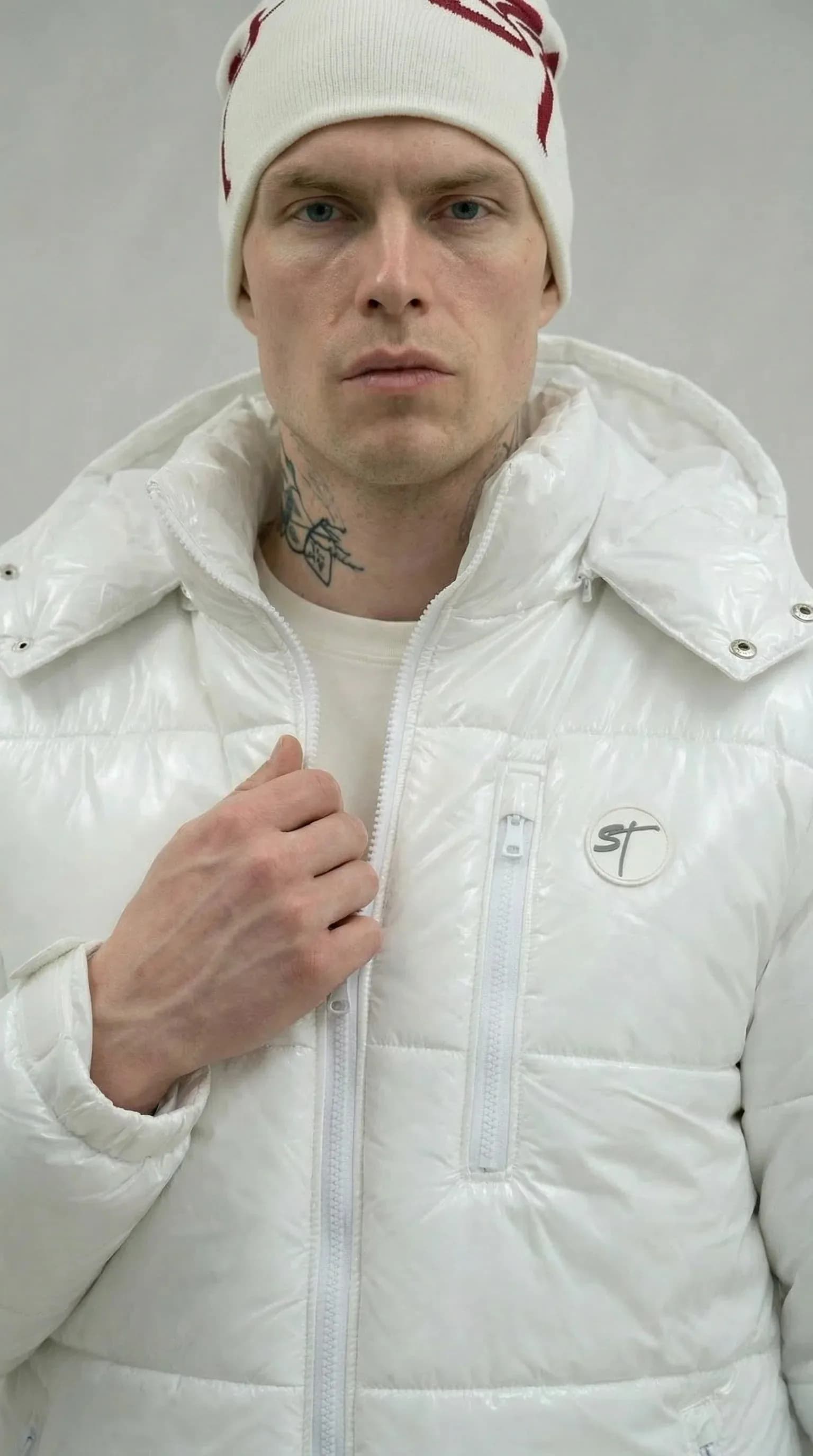 STSL® Puffer Jacket – White Gloss