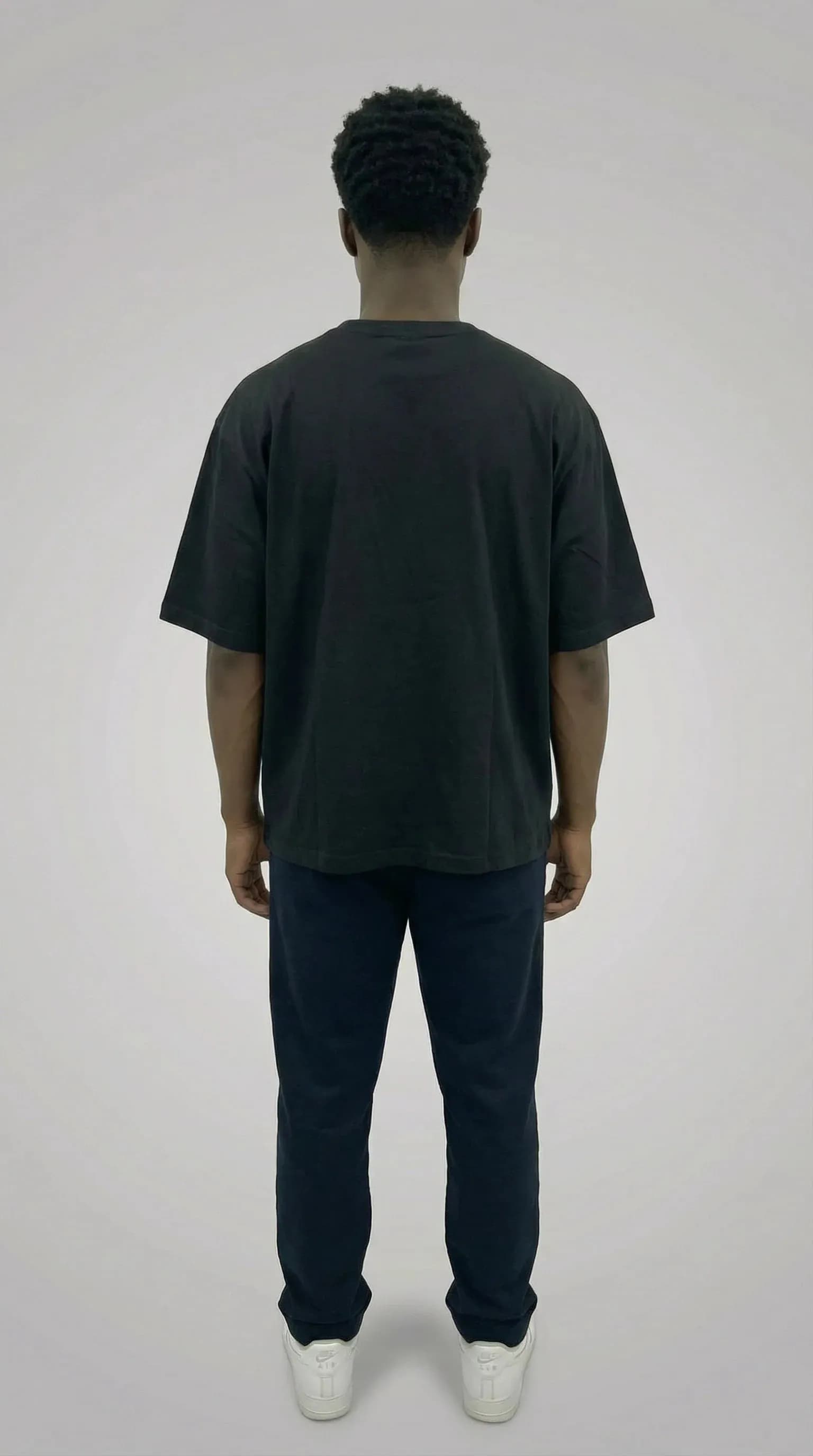 STSL® Essential Oversized T-Shirt – Pure Black