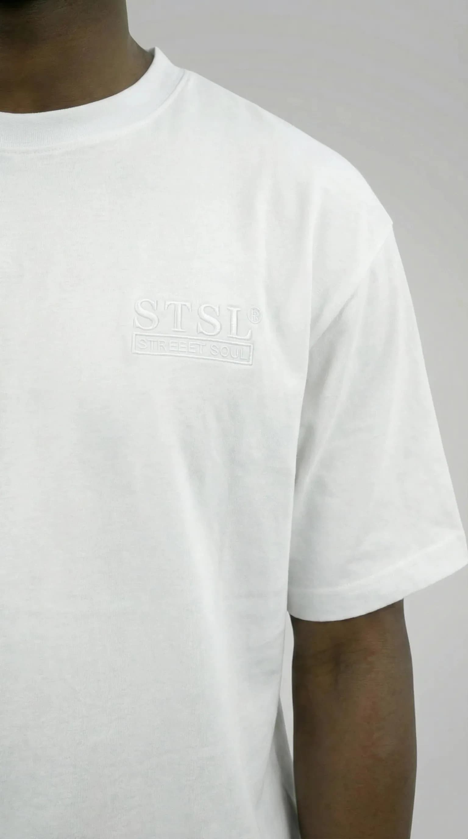 STSL® Essential Oversized T-Shirt – Pure White