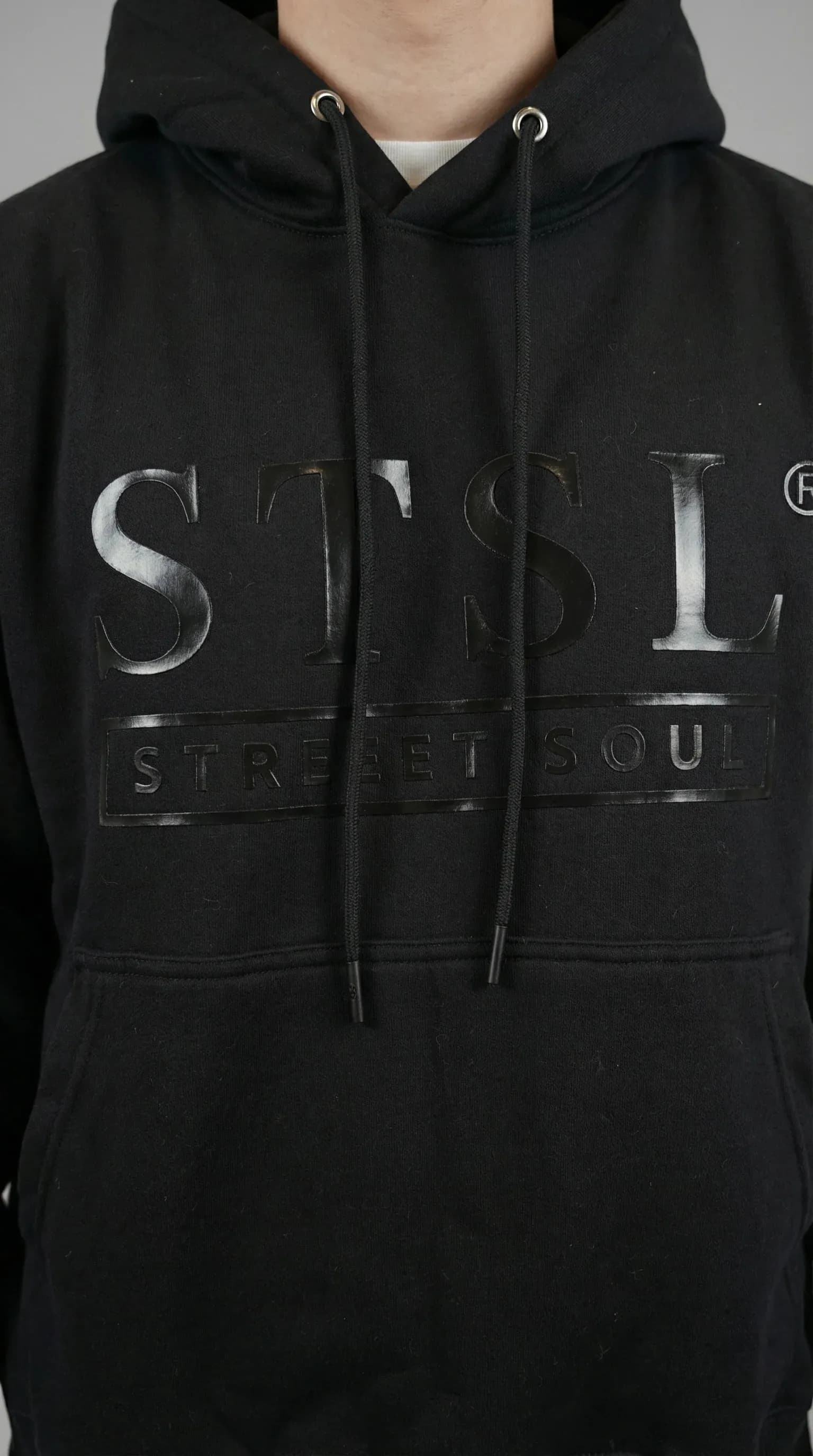 STSL® Hoodie "Pure Blackout" - Schwarz