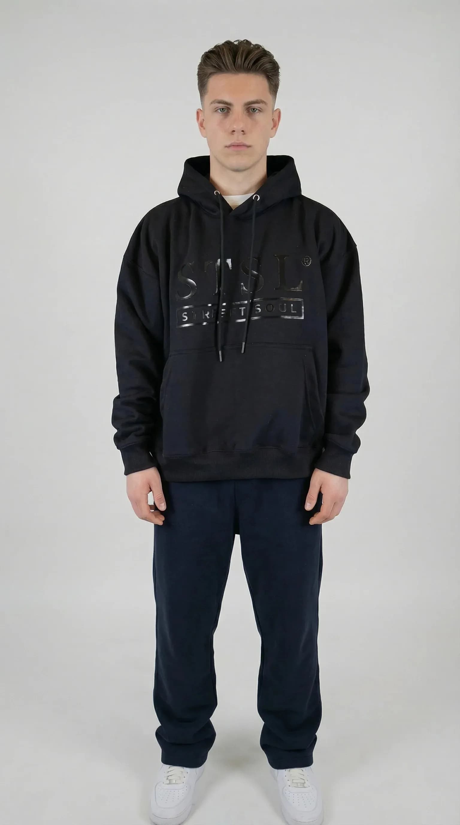 STSL® Hoodie "Pure Blackout" - Schwarz