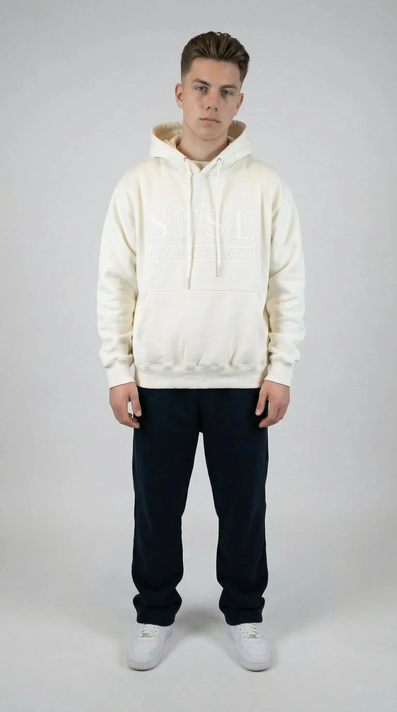 STSL® Hoodie "Soul Whiteout" (450 GSM)