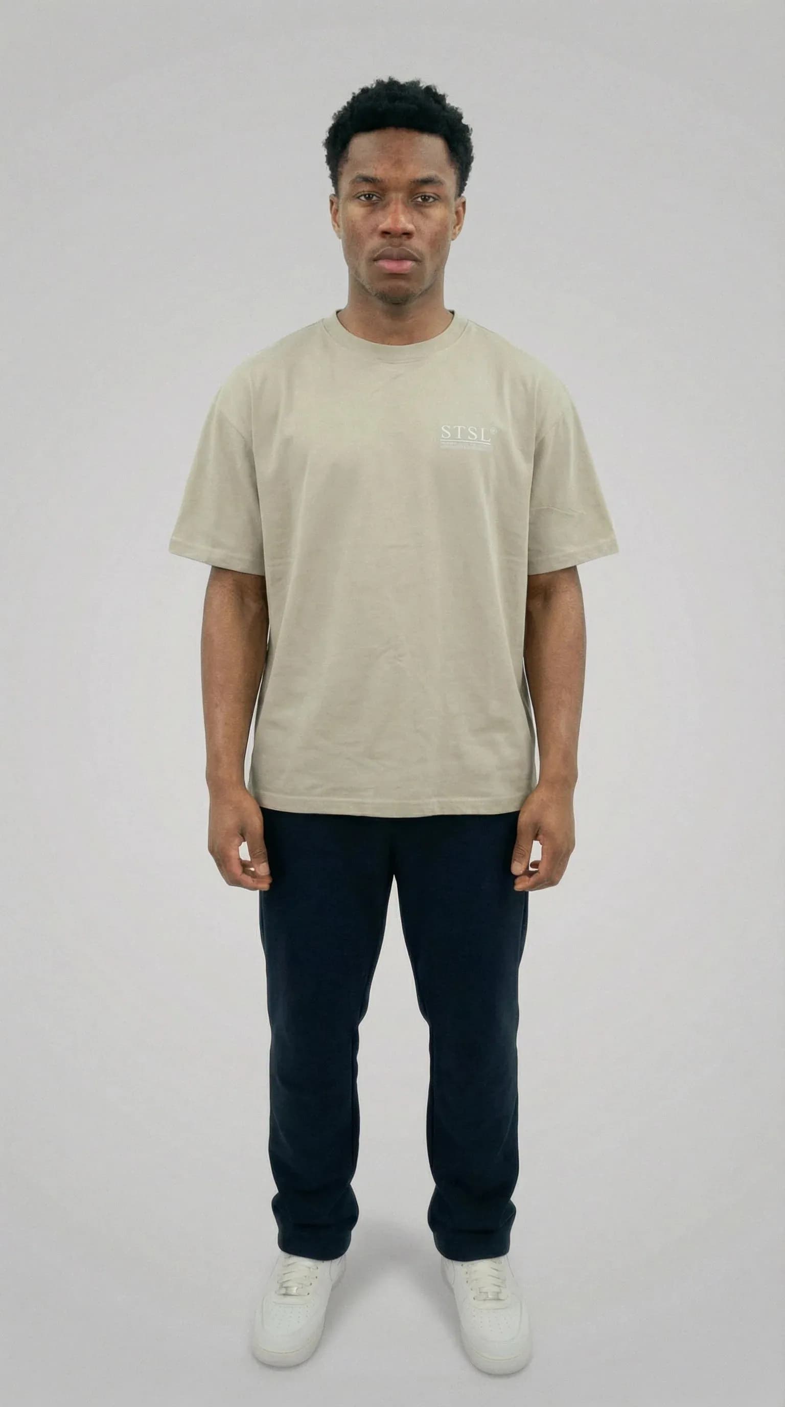 STSL® Oversized T-Shirt - Sand Beige