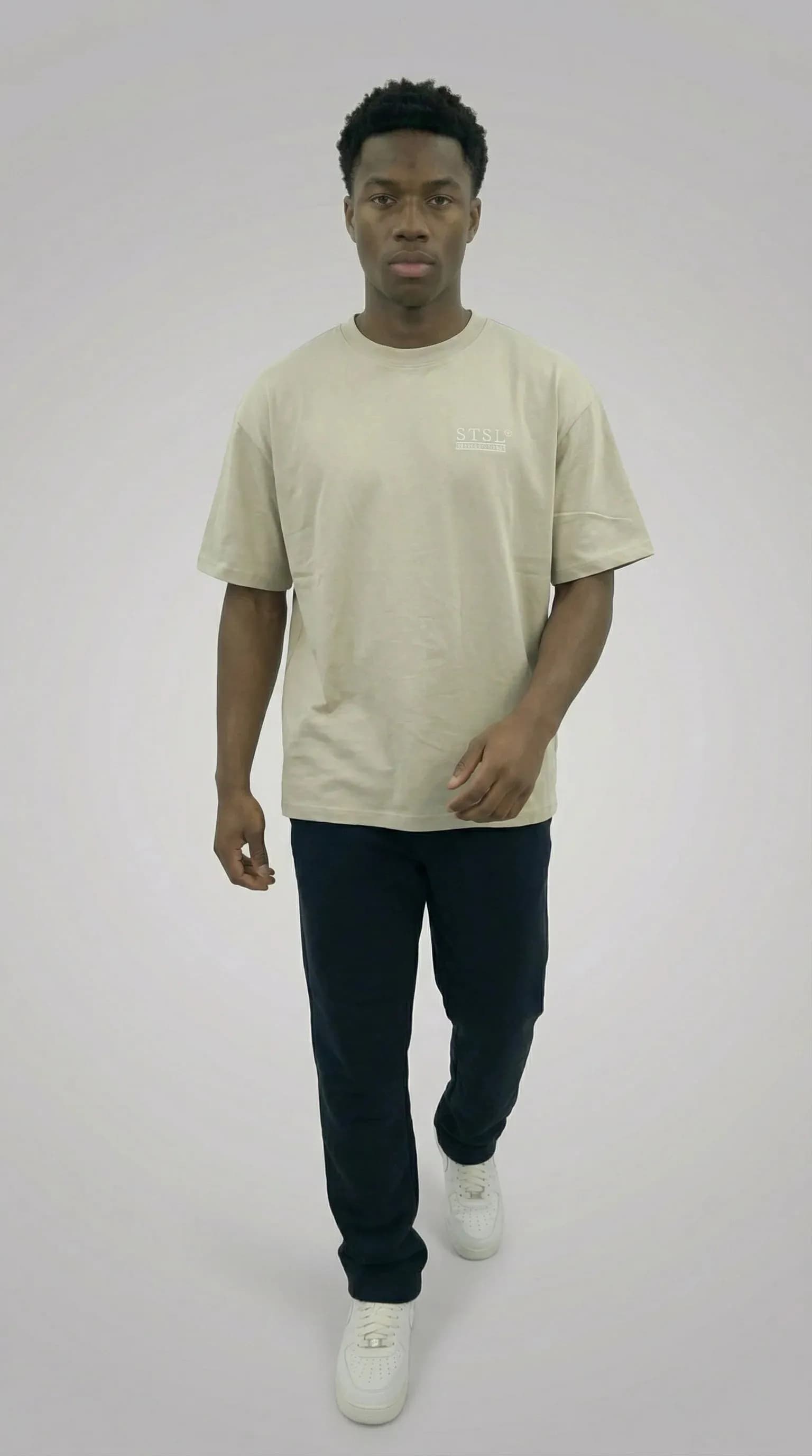 STSL® Oversized T-Shirt - Sand Beige