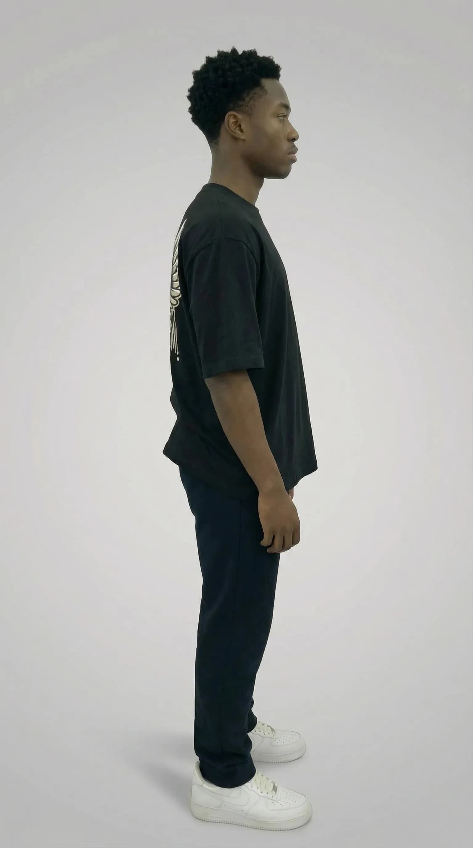 STSL® Soul Collection Oversized T-Shirt – Black Vision