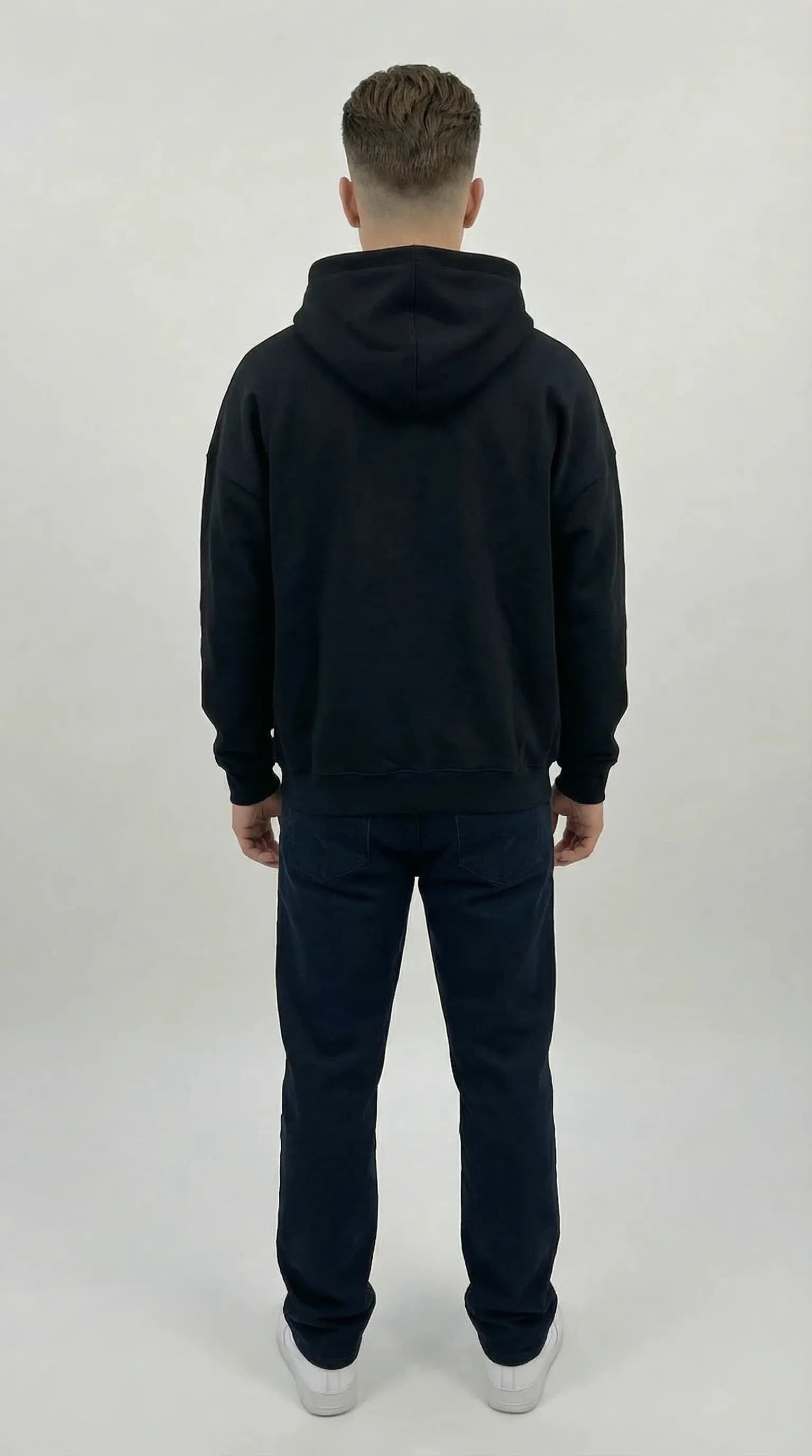 STSL Zip Hoodie – Eternal Black